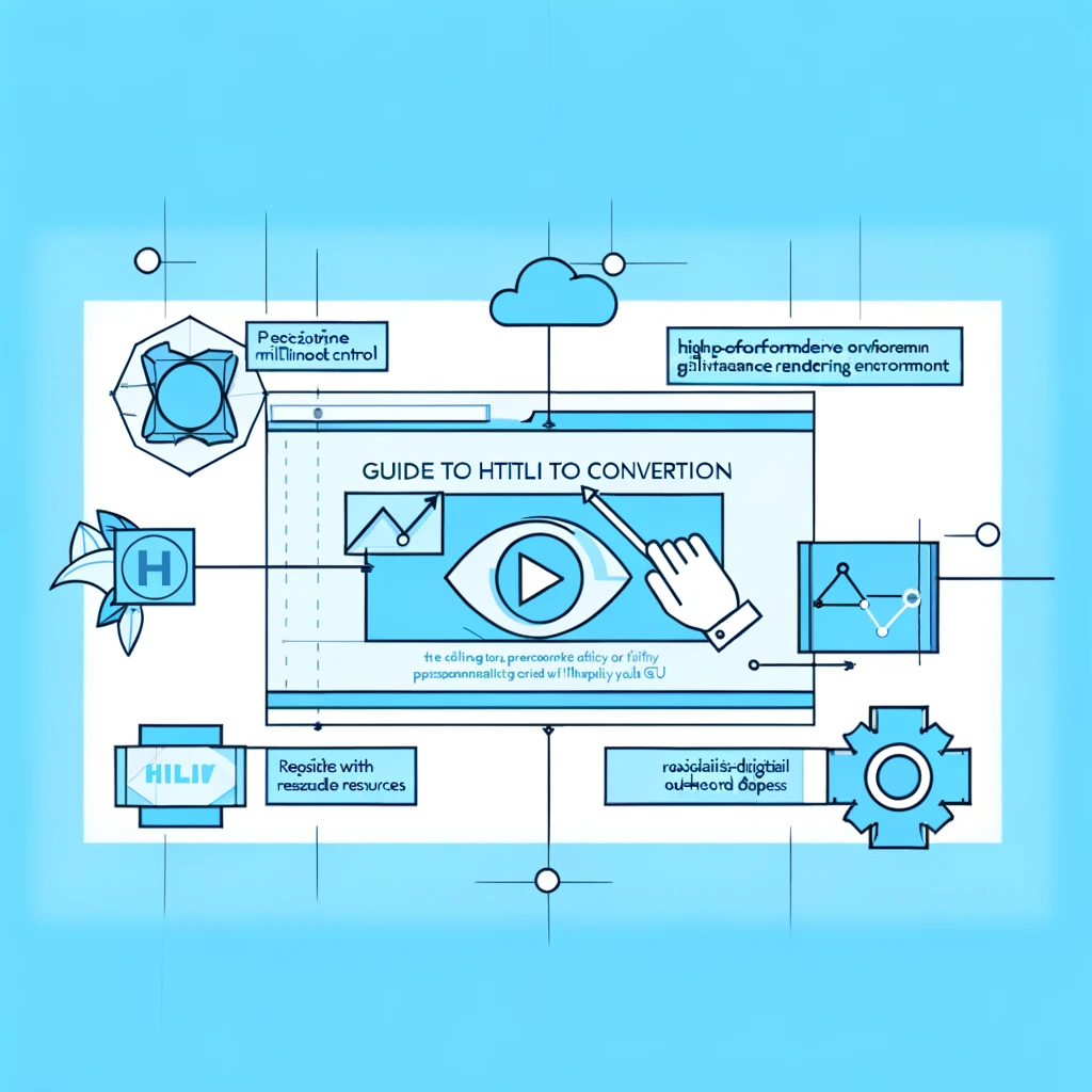 Illustration to the html2video conversion process